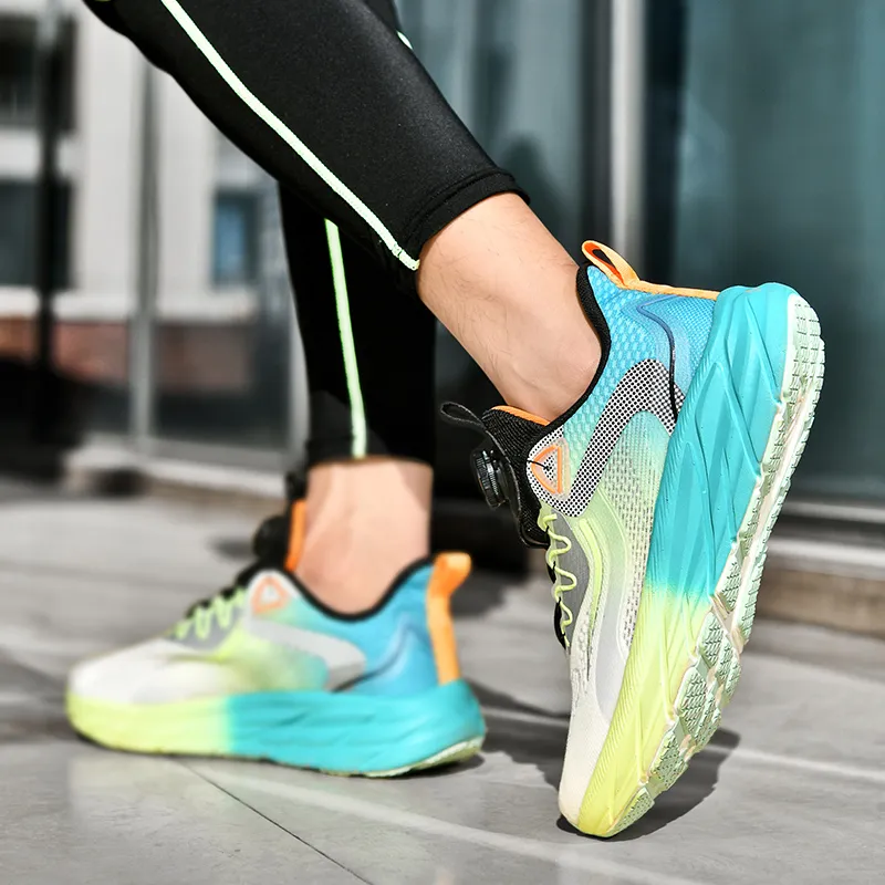 Kuding Durable Breathable Low-Top Running Shoes Unisex-8