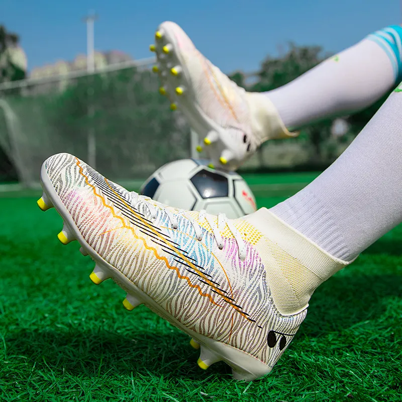 Kuding Cushioning Anti Slip And Wear Resistant Coverage Soccer Shoes Unisex-7