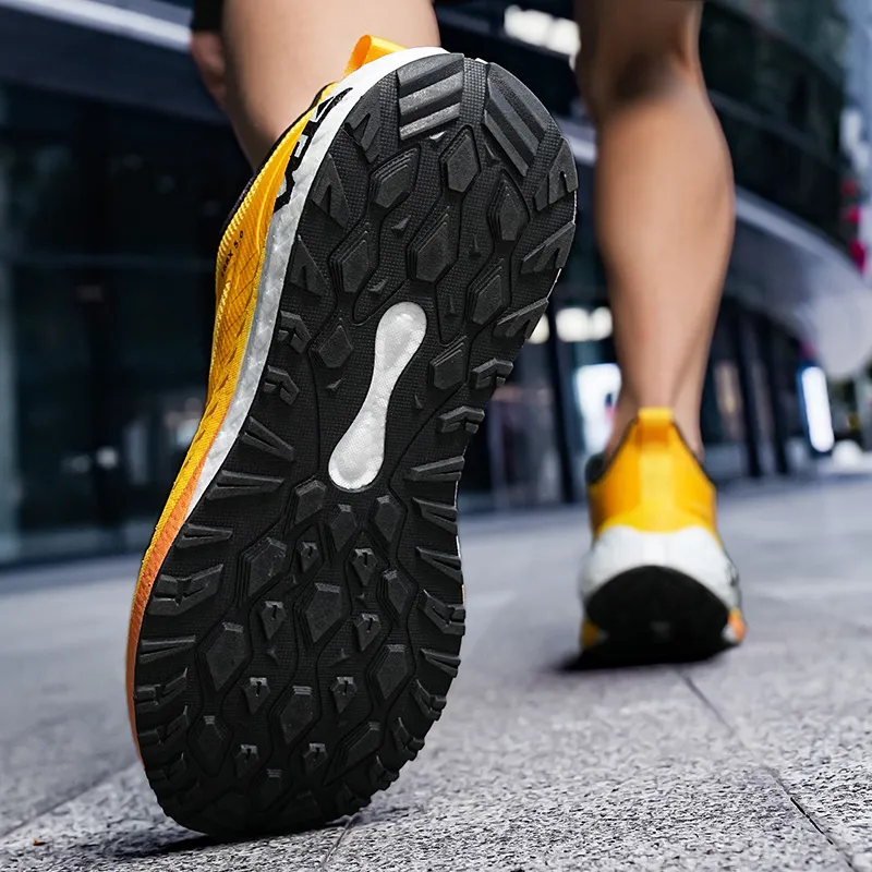 Kuding Cushioning Anti Slip And Wear Resistant Breathable Rebound Low Top Marathon Running Shoes Unisex-9