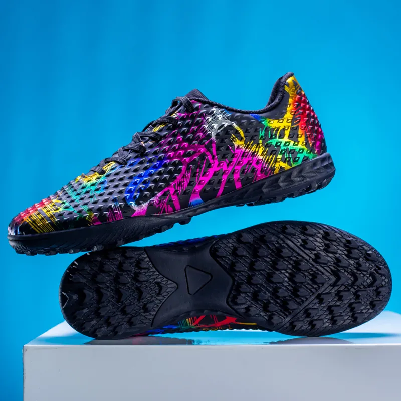 Kuding Soft Ground Firm Ground Artificial Ground Natural Ground Anti-Slip Wear-Resistant Soccer Shoes Unisex-11