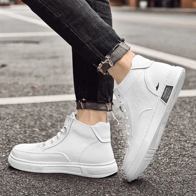 Kuding Warm Anti-Slip And Wear-Resistant High-Top Skateboard Shoes Men's-7