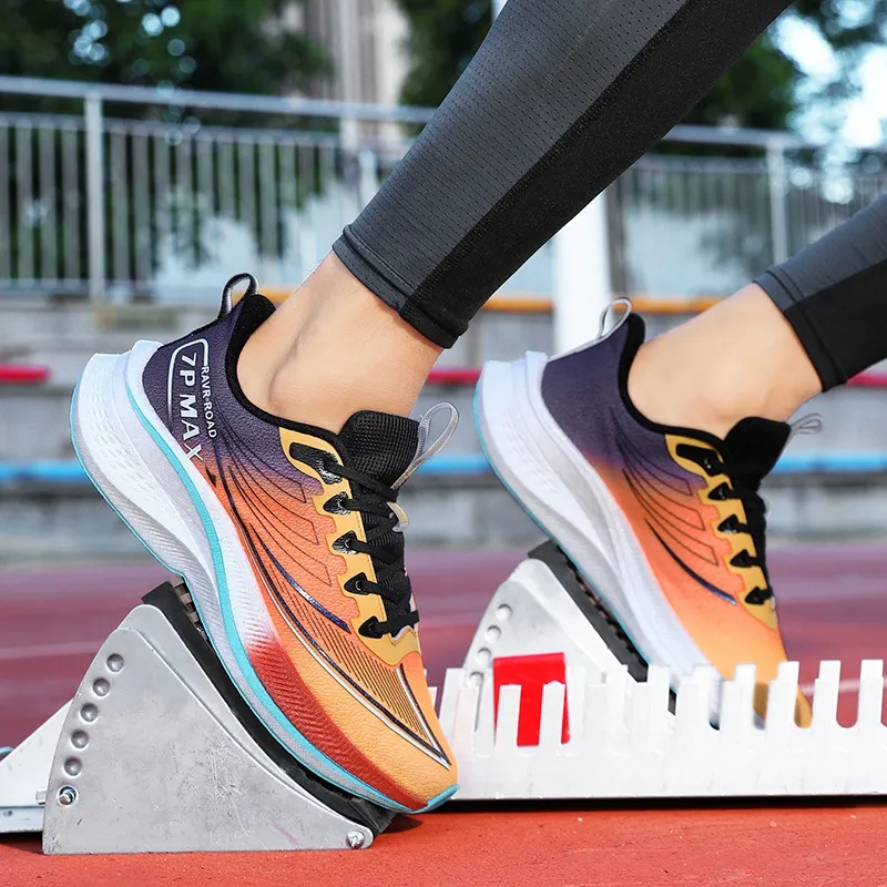 Kuding Cushioned Slip-Resistant Low-Top Casual Running Shoes Unisex-8