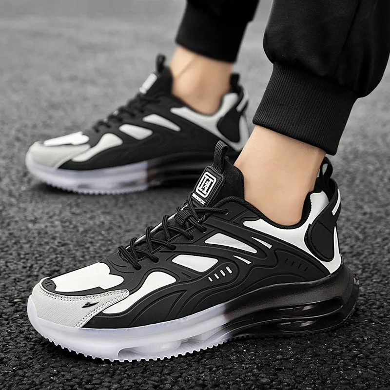 Kuding Cushioned Slip-Resistant Abrasion-Resistant Low-Top Air Cushion Casual Running Shoes Men's-7