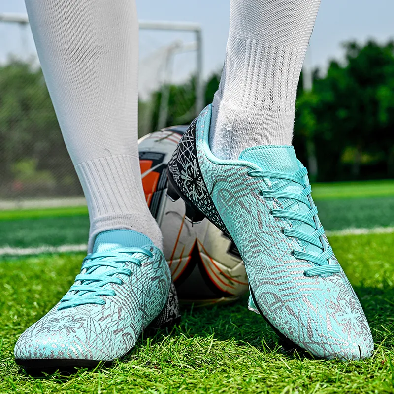 Kuding Soft Ground Firm Ground Anti Slip Wear Resistant Soccer Shoes Unisex-40