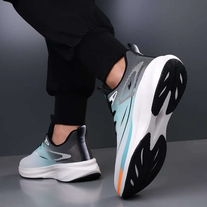 Kuding Cushioned Anti-Slip And Wear-Resistant Lightweight Low-Top Casual Running Shoes Men's-3