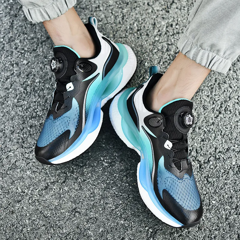 Kuding Anti Slip And Wear Resistant Lightweight Cushioning Low Top Running Shoes Unisex-9