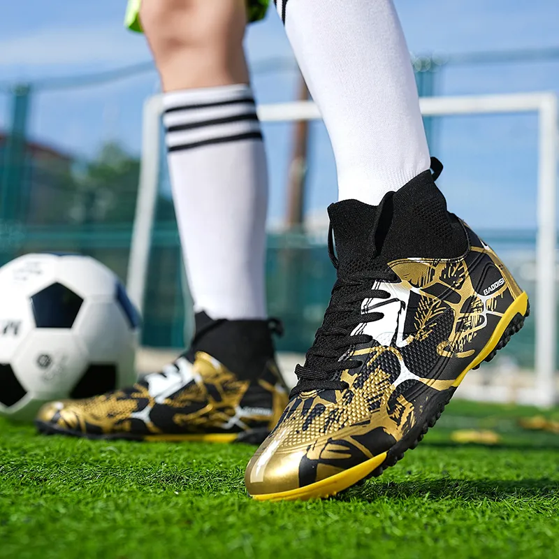Kuding TF Rubber Broken Studs Cushioning Anti Slip Wear Resistant Coverage Impact Resistant Soccer Shoes Unisex-12