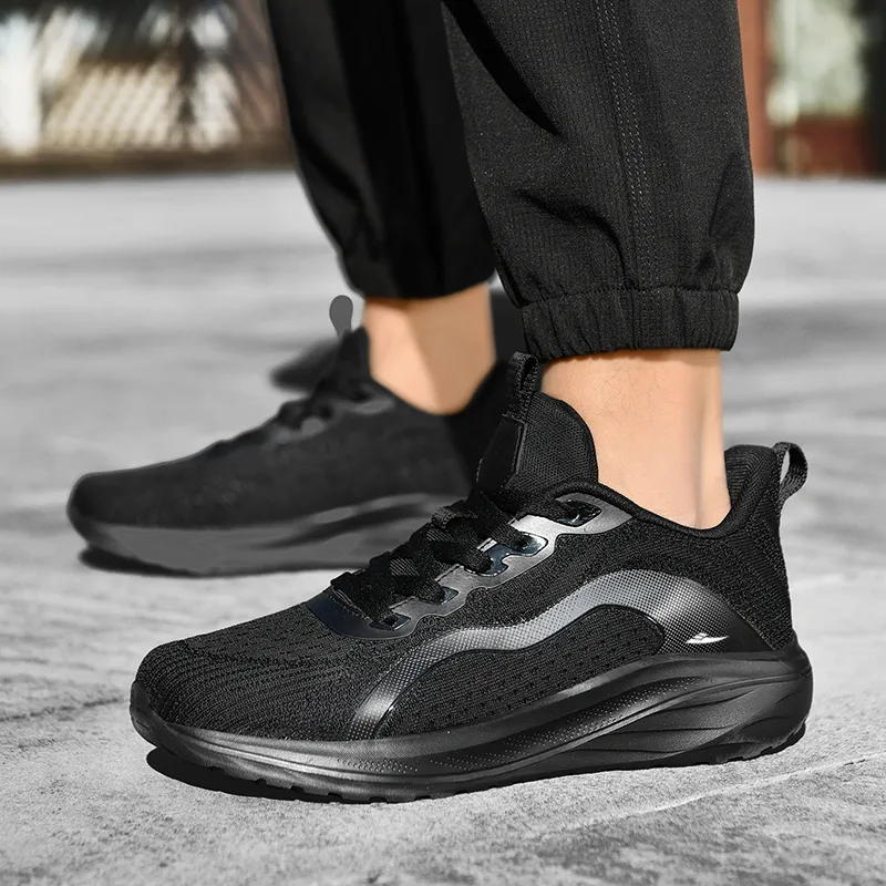 Kuding Casual Shoes Men Low Top Orange Moon/Black/Black White-7