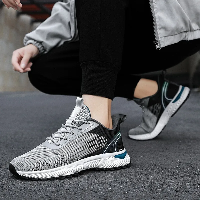 Kuding Anti-Slip Wear-Resistant Running Shoes Men's-3