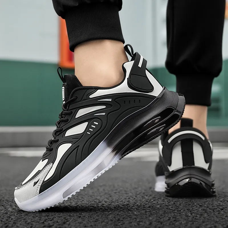 Kuding Cushioned Slip-Resistant Abrasion-Resistant Low-Top Air Cushion Casual Running Shoes Men's-8