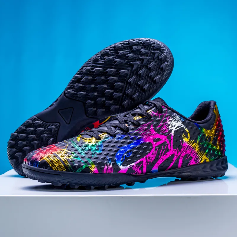 Kuding Soft Ground Firm Ground Artificial Ground Natural Ground Anti-Slip Wear-Resistant Soccer Shoes Unisex-10