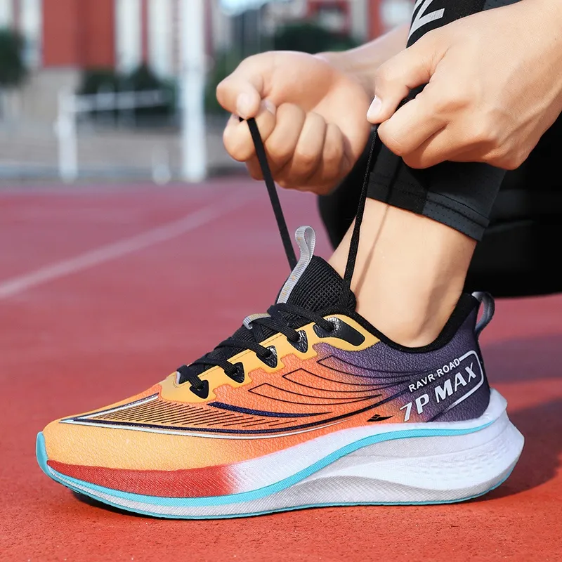 Kuding Cushioned Slip-Resistant Low-Top Casual Running Shoes Unisex-7