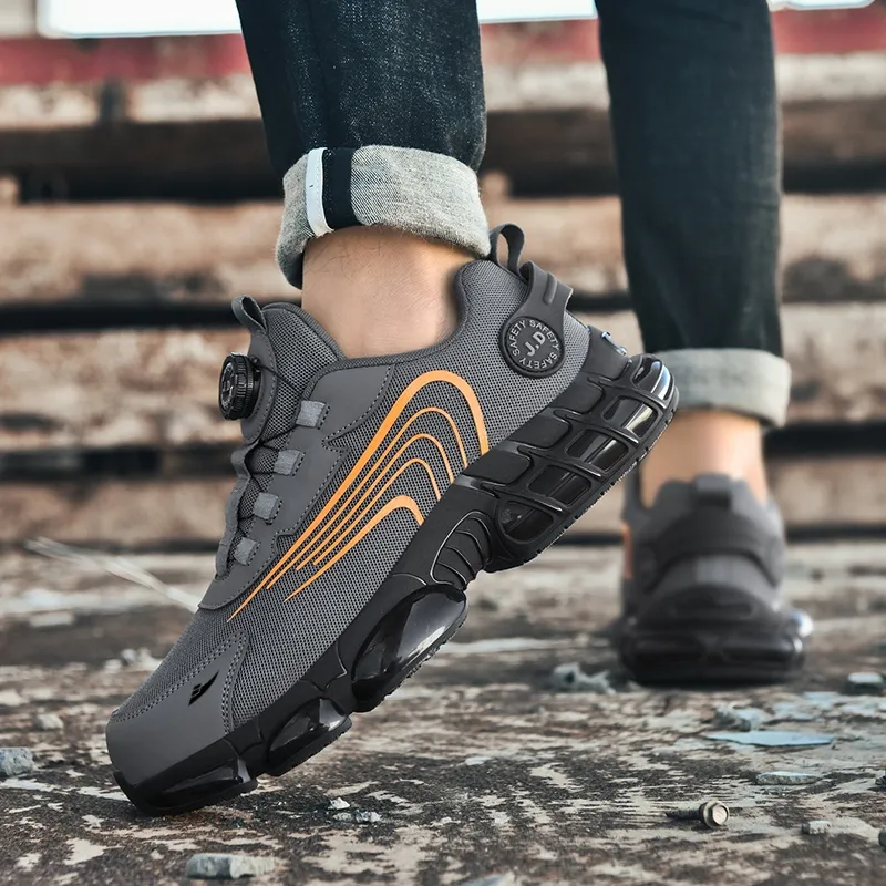 Kuding Cushioned Slip Resistant Abrasion Resistant Breathable Low Top Outdoor Shoes Unisex-3