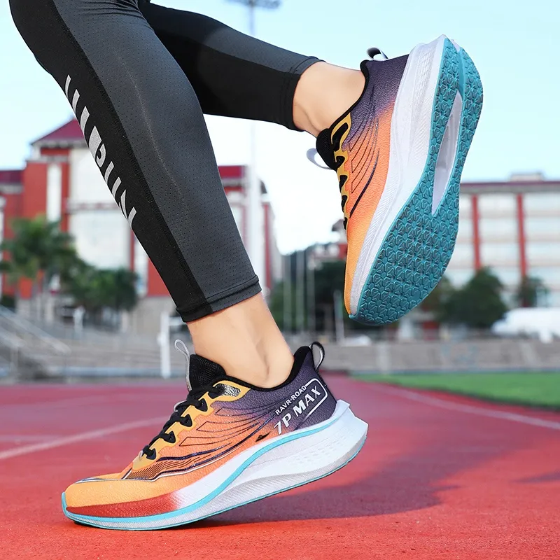 Kuding Cushioned Slip-Resistant Low-Top Casual Running Shoes Unisex-10
