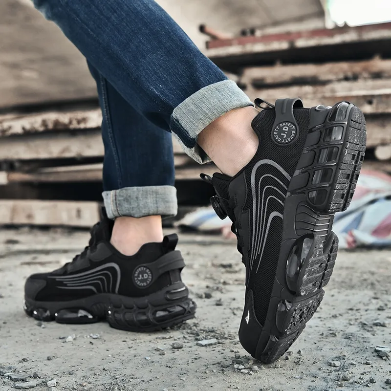 Kuding Cushioned Slip Resistant Abrasion Resistant Breathable Low Top Outdoor Shoes Unisex-11