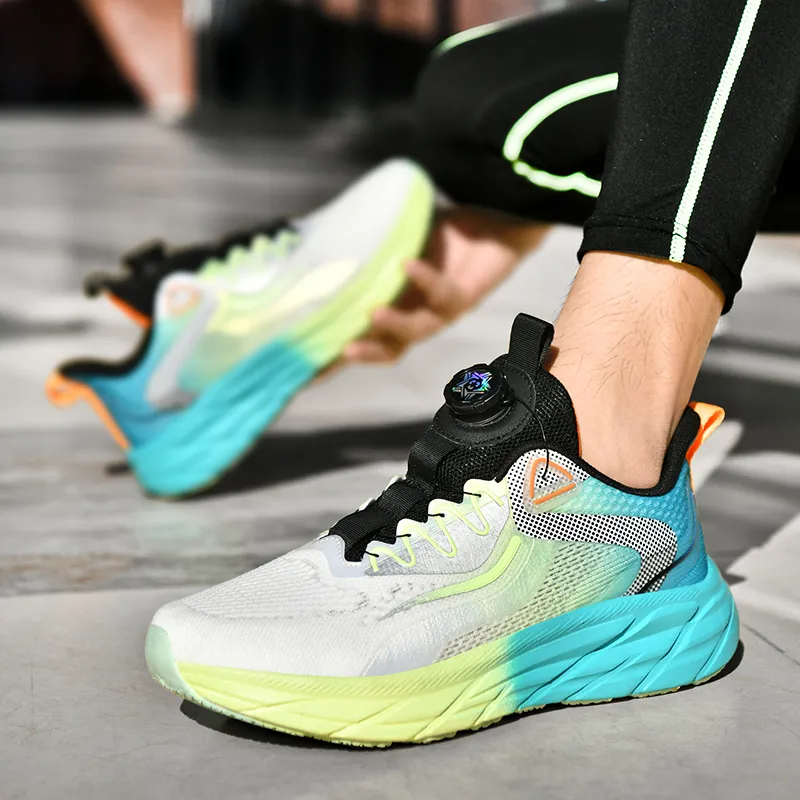 Kuding Durable Breathable Low-Top Running Shoes Unisex-7