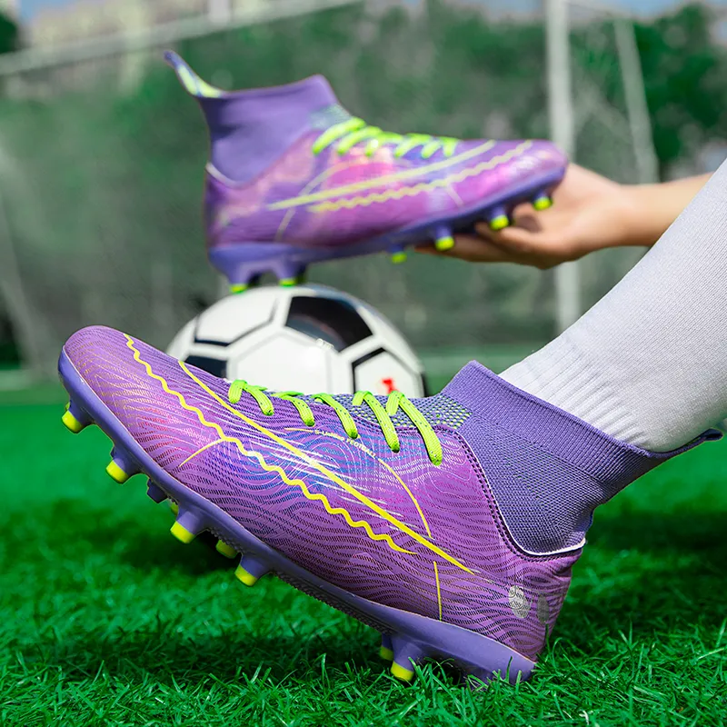 Kuding Cushioning Anti Slip And Wear Resistant Coverage Soccer Shoes Unisex-17