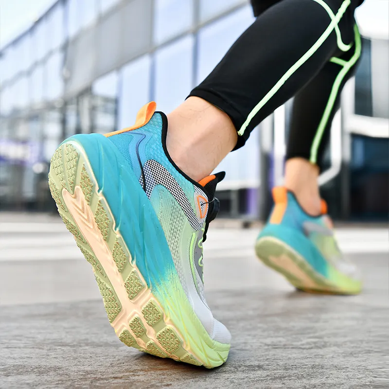 Kuding Durable Breathable Low-Top Running Shoes Unisex-9