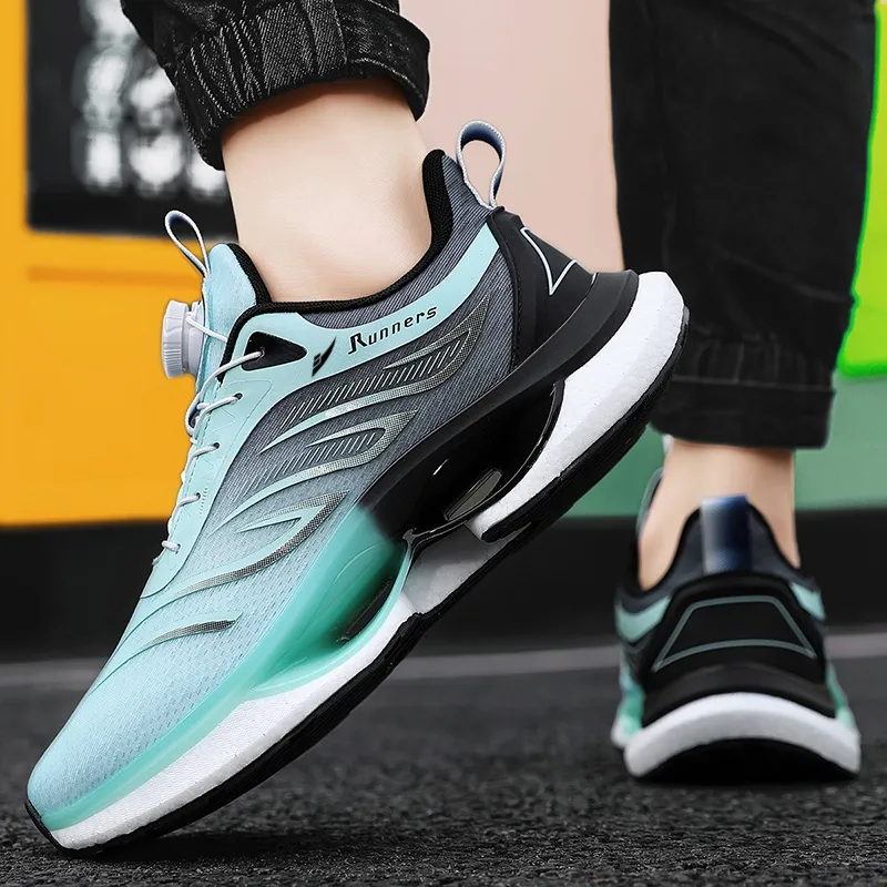 Kuding Cushioning Anti Slip And Wear Resistant Breathable Rebound Low Top Running Shoes Unisex-3
