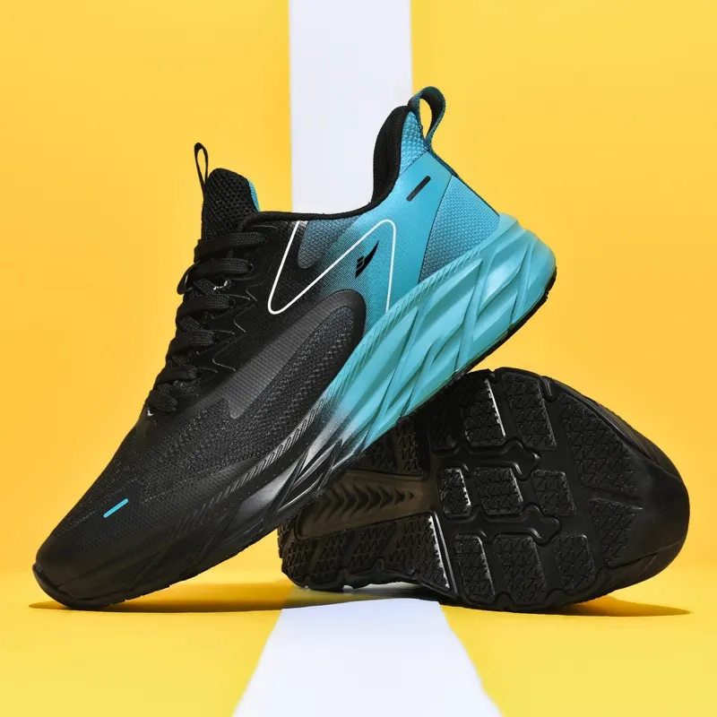 Kuding Cushioned Slip-Resistant Low-Top Casual Running Shoes Unisex-9