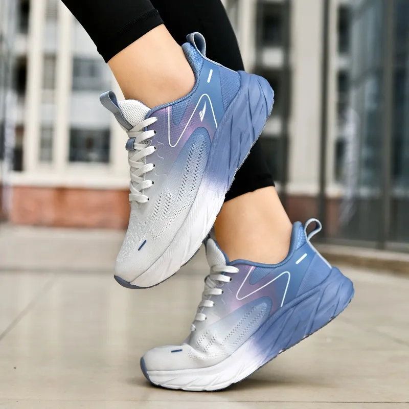 Kuding Cushioned Slip-Resistant Low-Top Casual Running Shoes Unisex-12