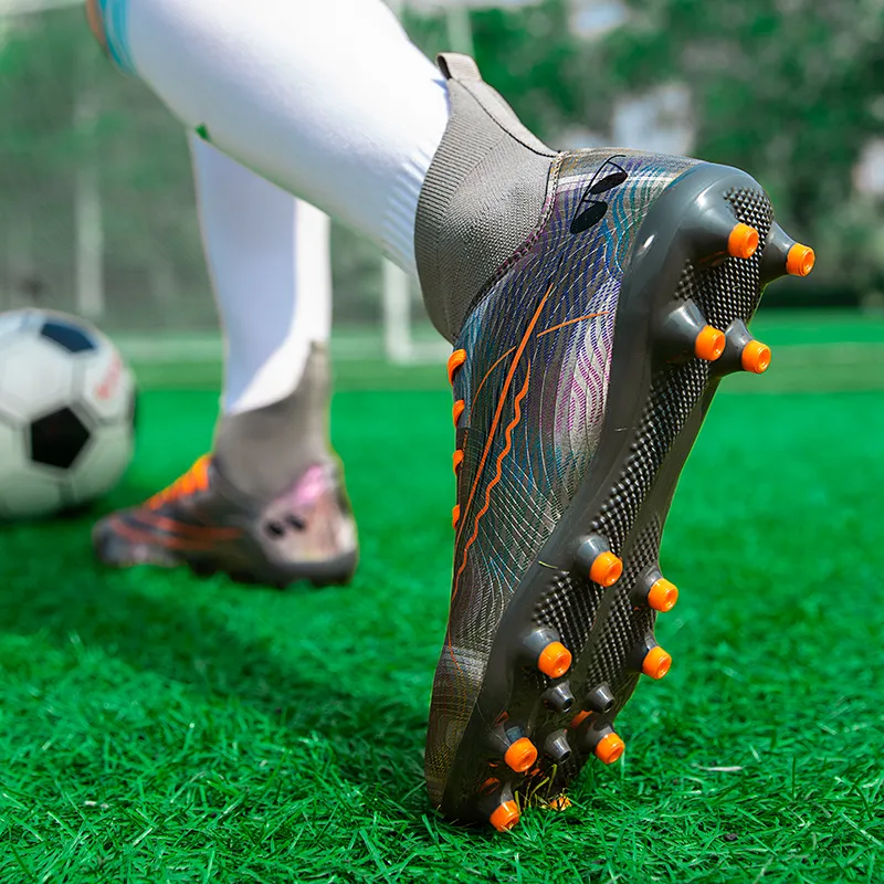 Kuding Cushioning Anti Slip And Wear Resistant Coverage Soccer Shoes Unisex-14