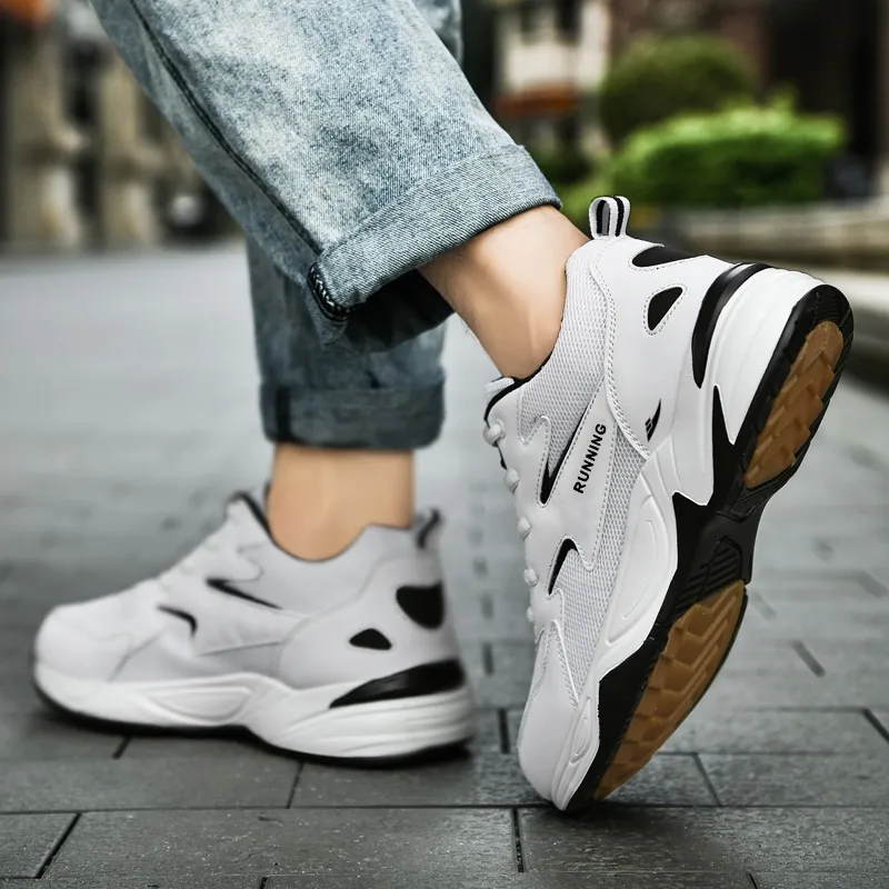 Kuding Anti-Slip And Wear-Resistant Breathable Low-Top Chunky Sneakers Men's-8