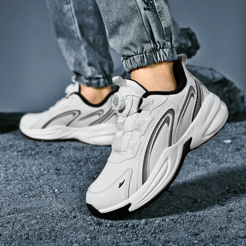 Kuding Anti-Slip Wear-Resistant Water-Resistant Warm Low-Top Casual Shoes Unisex-2
