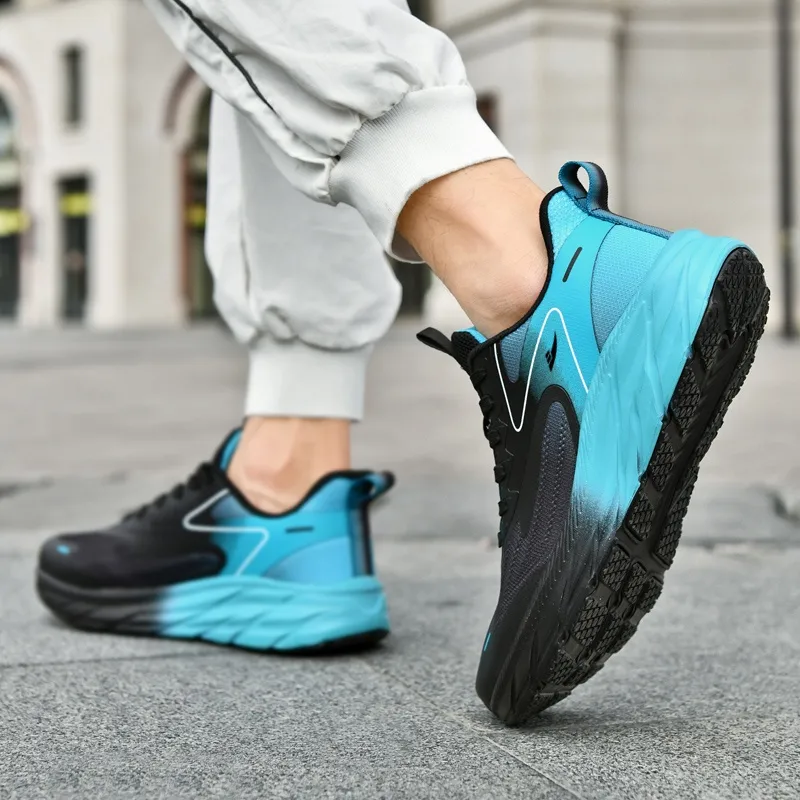 Kuding Cushioned Slip-Resistant Low-Top Casual Running Shoes Unisex-6