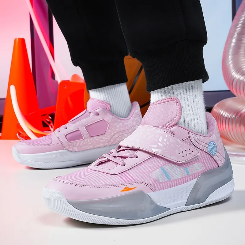 Kuding Cushioned Slip-Resistant Abrasion-Resistant Low-Top Basketball Shoes Unisex-2