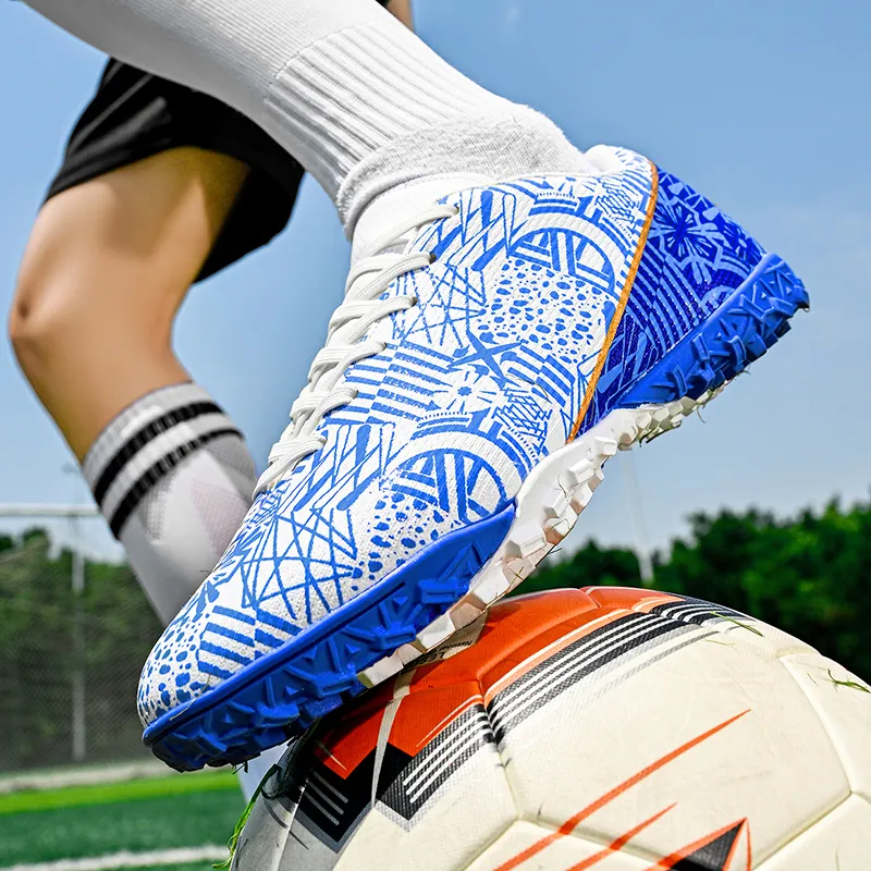 Kuding Soft Ground Firm Ground Anti Slip Wear Resistant Soccer Shoes Unisex-5