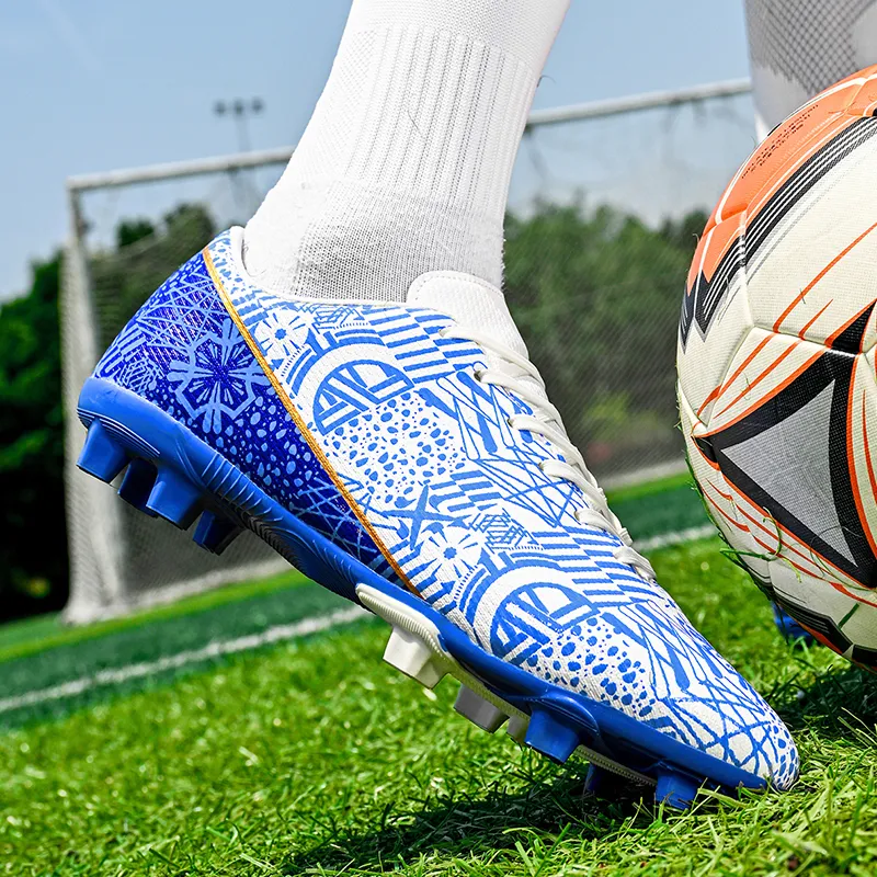 Kuding Soft Ground Firm Ground Anti Slip Wear Resistant Soccer Shoes Unisex-26