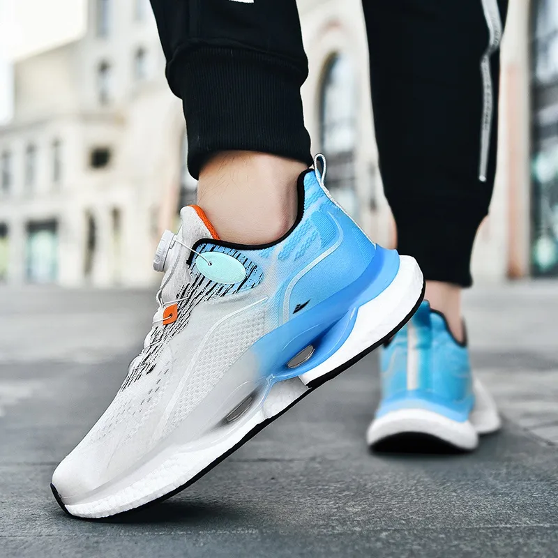 Kuding Anti Slip And Wear Resistant Lightweight Cushioning Low Top Running Shoes Unisex-12