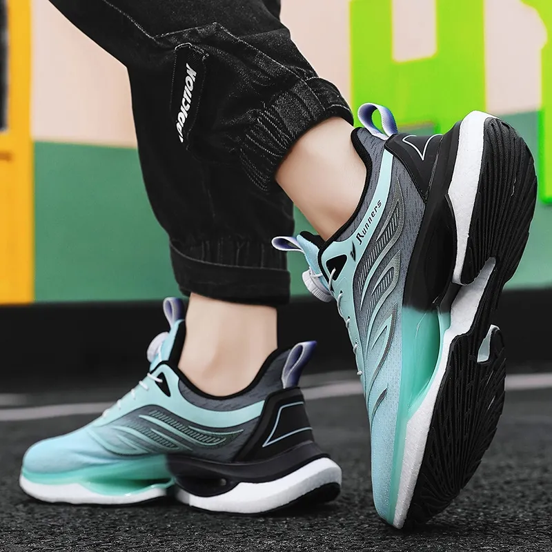 Kuding Cushioning Anti Slip And Wear Resistant Breathable Rebound Low Top Running Shoes Unisex-4