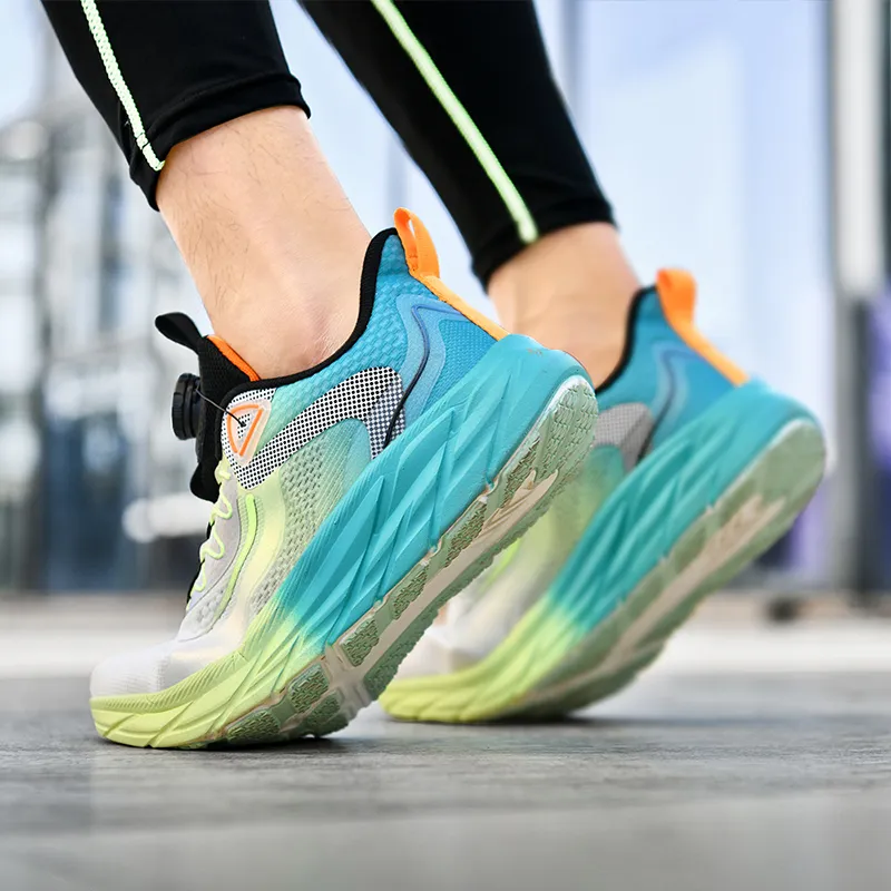 Kuding Durable Breathable Low-Top Running Shoes Unisex-10