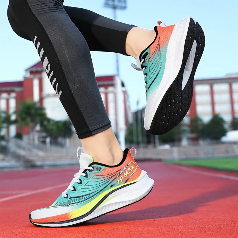 Kuding Cushioned Slip-Resistant Low-Top Casual Running Shoes Unisex-4