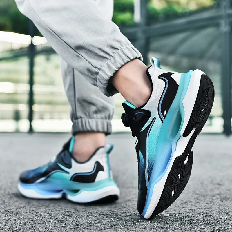 Kuding Anti Slip And Wear Resistant Lightweight Cushioning Low Top Running Shoes Unisex-6