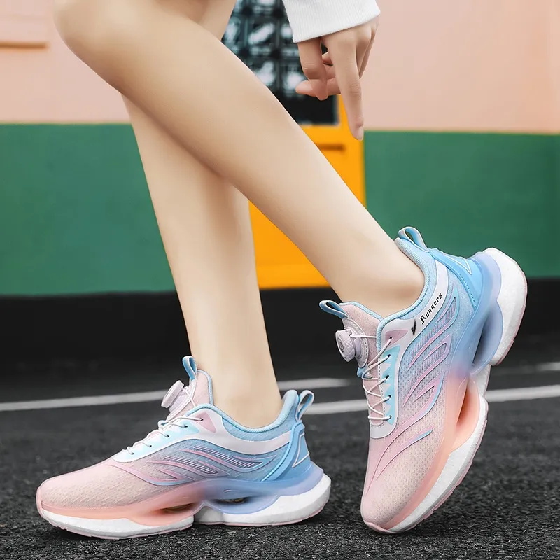 Kuding Cushioning Anti Slip And Wear Resistant Breathable Rebound Low Top Running Shoes Unisex-23