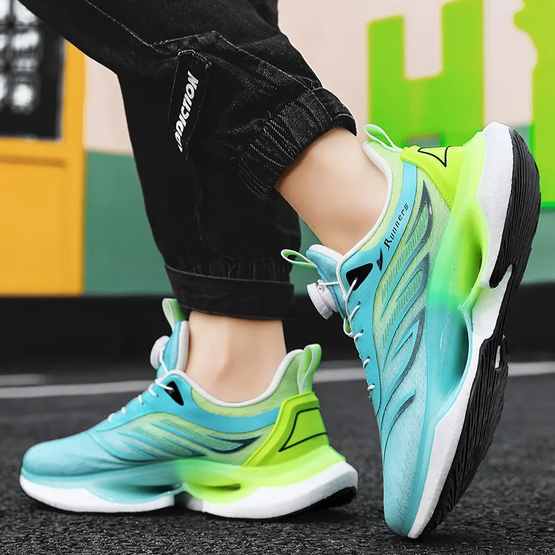 Kuding Cushioning Anti Slip And Wear Resistant Breathable Rebound Low Top Running Shoes Unisex-14