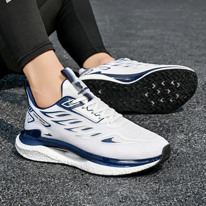 Kuding Cushioned Anti Slip And Wear Resistant Lightweight Low Top Running Shoes Unisex-4