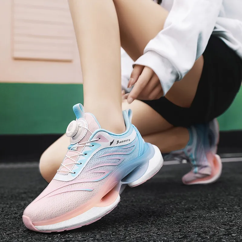 Kuding Cushioning Anti Slip And Wear Resistant Breathable Rebound Low Top Running Shoes Unisex-24