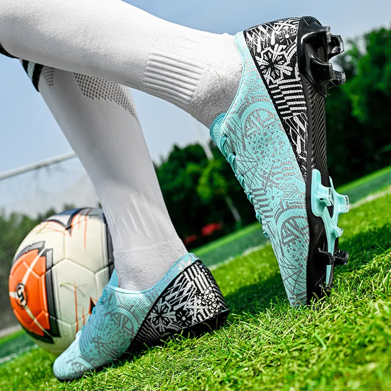 Kuding Soft Ground Firm Ground Anti Slip Wear Resistant Soccer Shoes Unisex-39