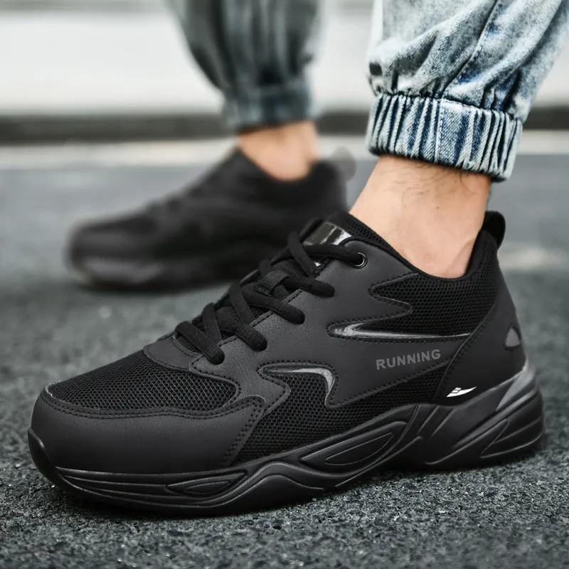 Kuding Anti-Slip And Wear-Resistant Breathable Low-Top Chunky Sneakers Men's-11