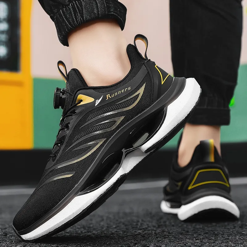 Kuding Cushioning Anti Slip And Wear Resistant Breathable Rebound Low Top Running Shoes Unisex-8