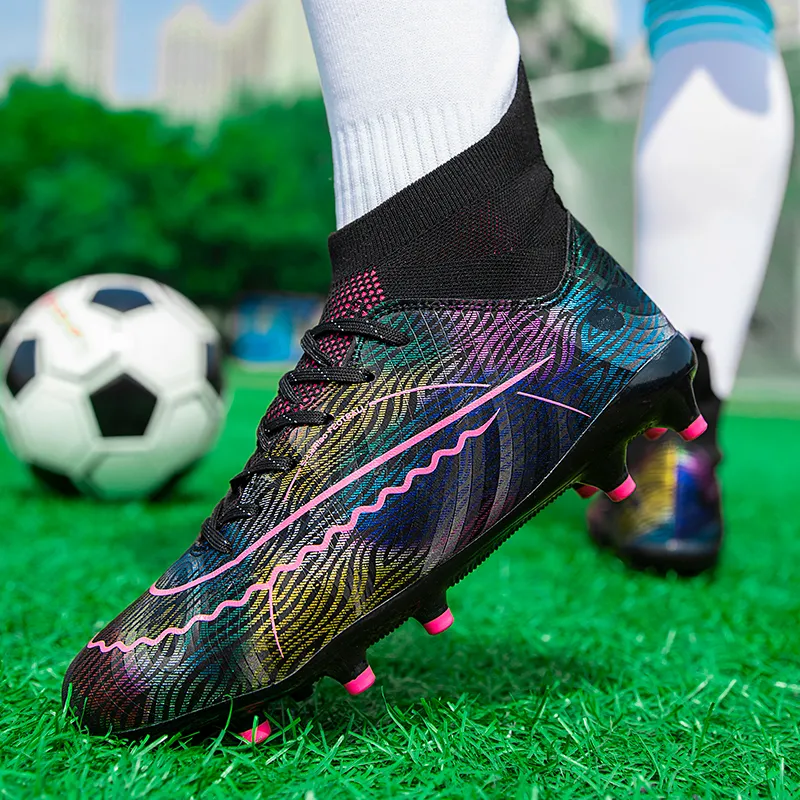 Kuding Cushioning Anti Slip And Wear Resistant Coverage Soccer Shoes Unisex-2