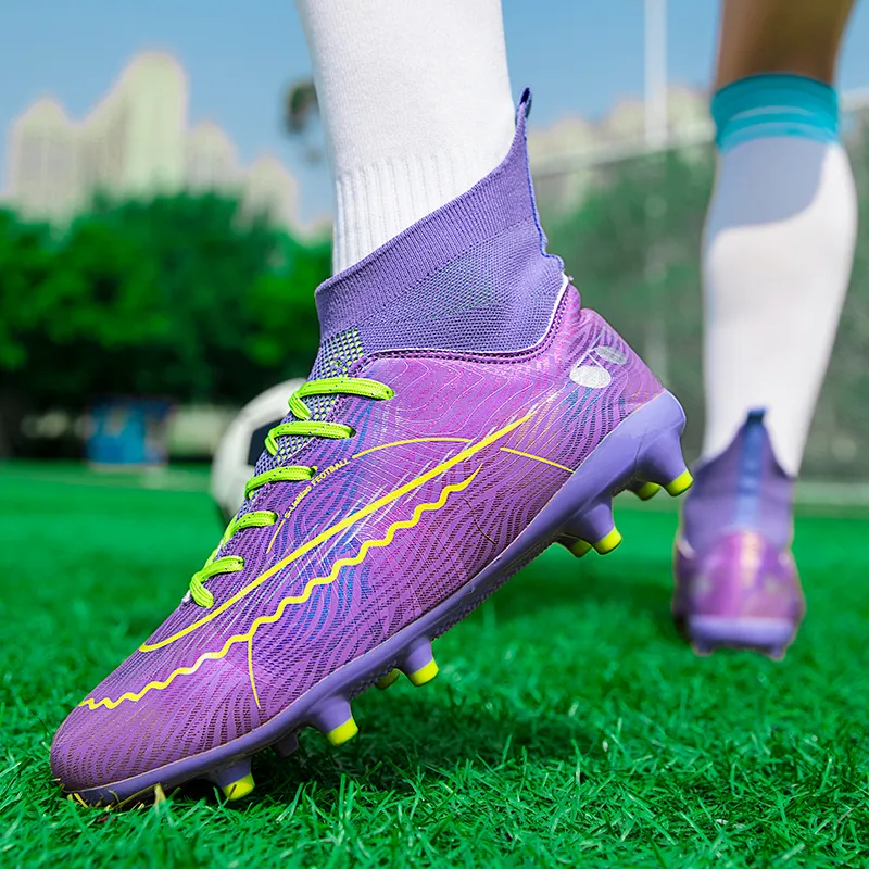 Kuding Cushioning Anti Slip And Wear Resistant Coverage Soccer Shoes Unisex-18