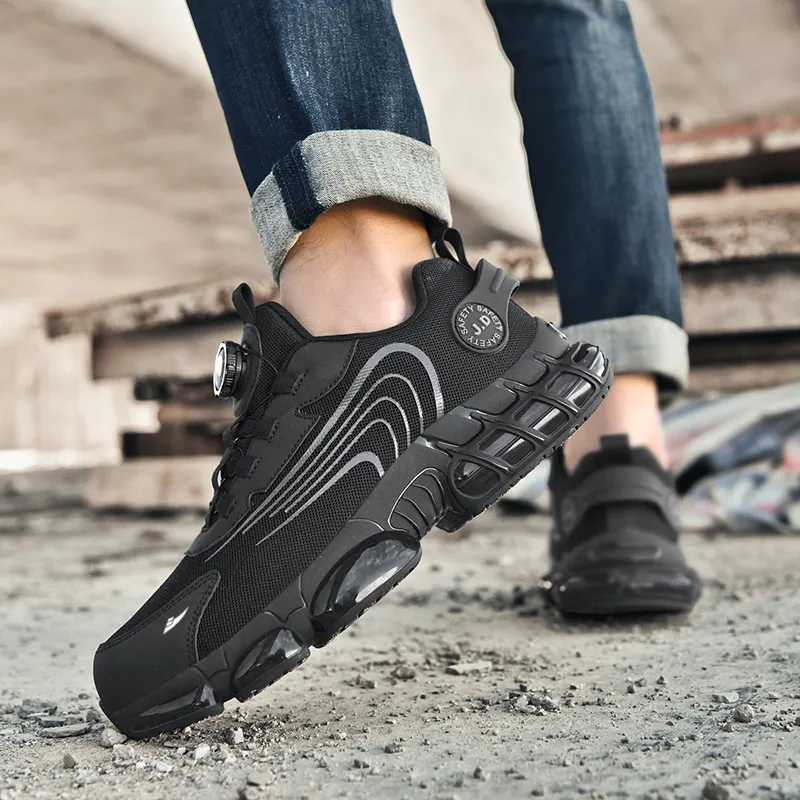 Kuding Cushioned Slip Resistant Abrasion Resistant Breathable Low Top Outdoor Shoes Unisex-9