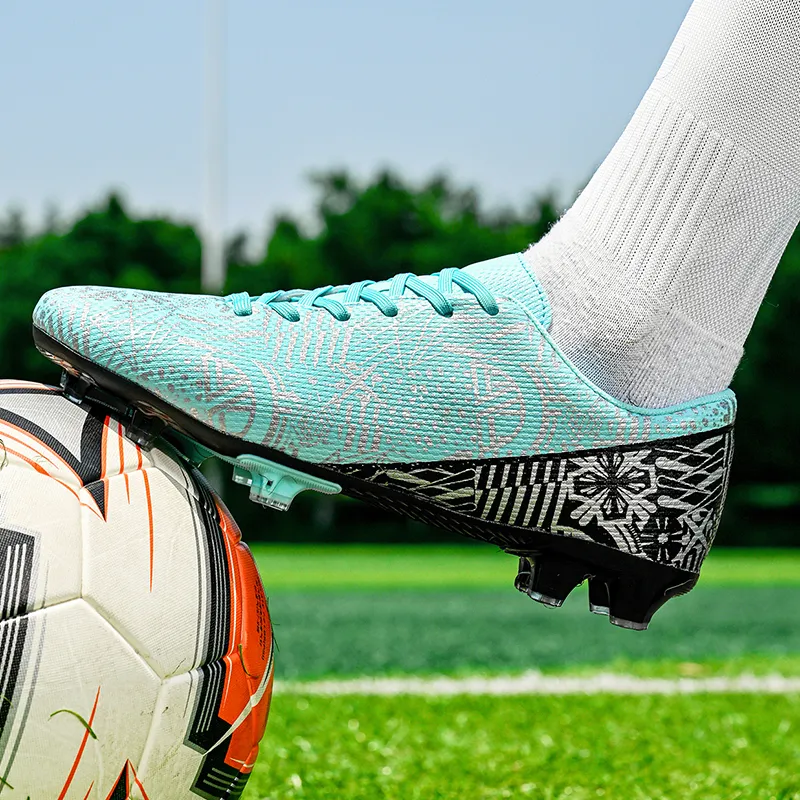 Kuding Soft Ground Firm Ground Anti Slip Wear Resistant Soccer Shoes Unisex-38