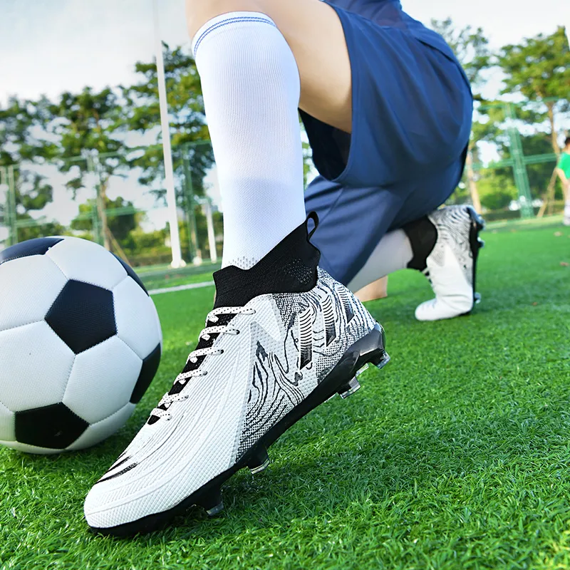 Kuding Cushioning Anti Slip And Wear Resistant Breathable Coverage Soccer Shoes Unisex-8