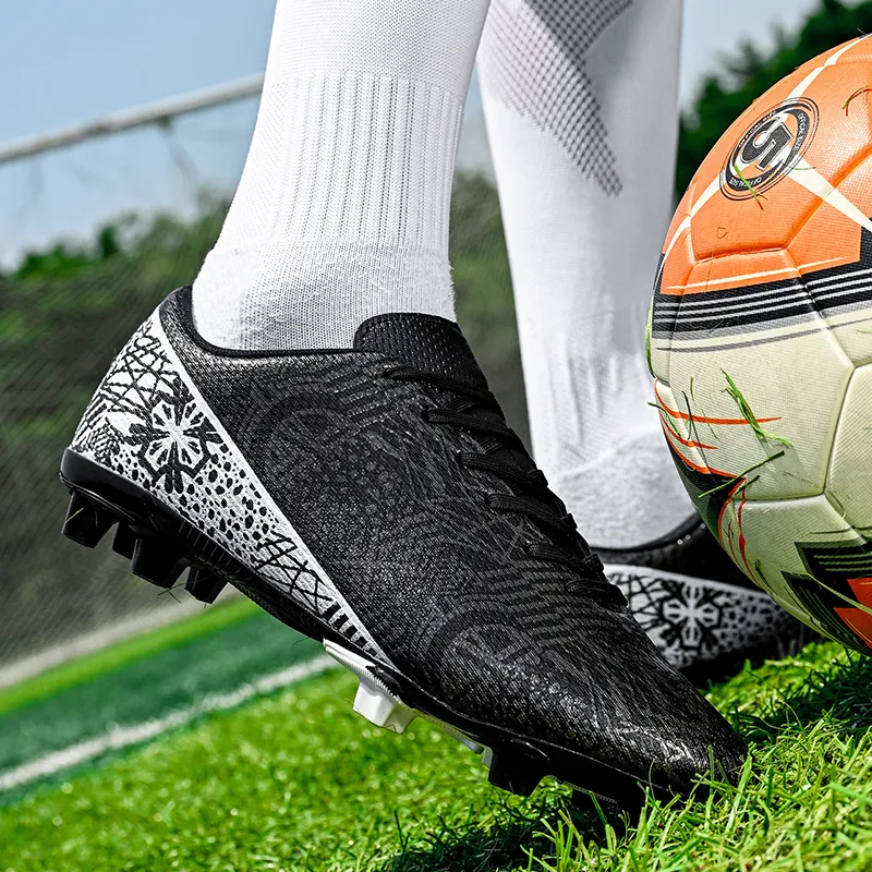 Kuding Soft Ground Firm Ground Anti Slip Wear Resistant Soccer Shoes Unisex-33